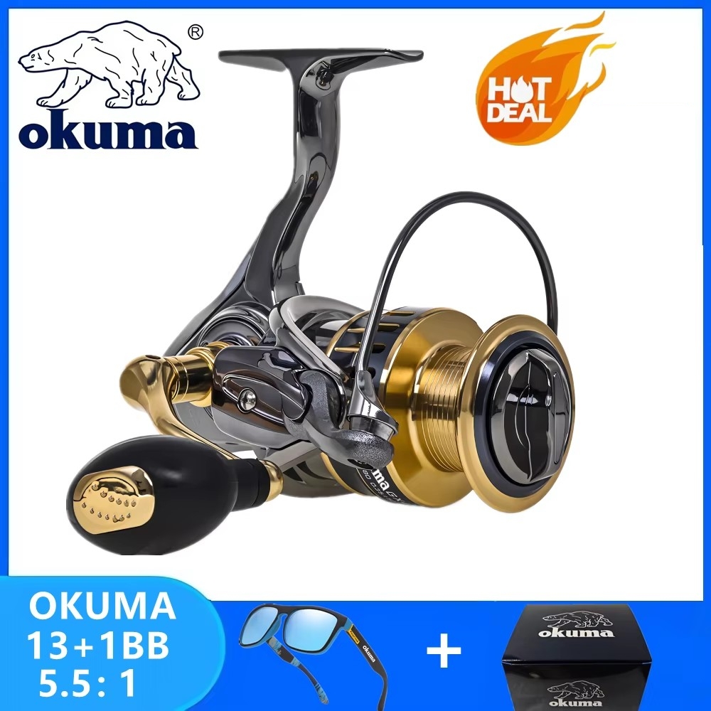 Fishing Boat Steering Wheel - Mulinello da pesca Okuma Original interamente